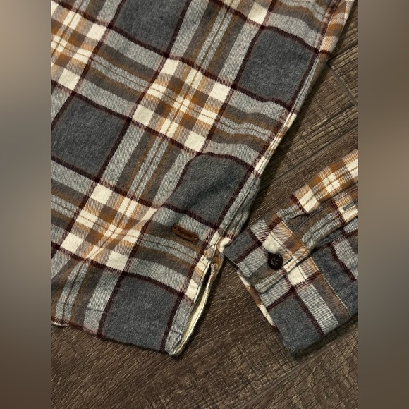 Roots Cotton Flannel Plaid Shirt - Picture 4 of 5